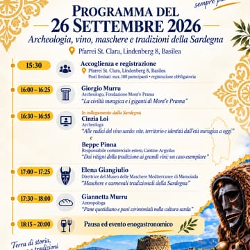Cover Image for Festival del Turismo delle Radici 2026: Archeologia, vino e tradizioni della Sardegna