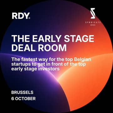Cover Image for RDY x Syndicate One: The Early Stage Deal Room