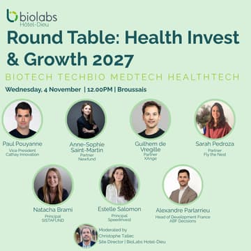 Cover Image for Round Table - Health Invest & Growth 2027