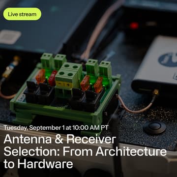 Cover Image for Antenna & Receiver Selection: From Architecture to Hardware