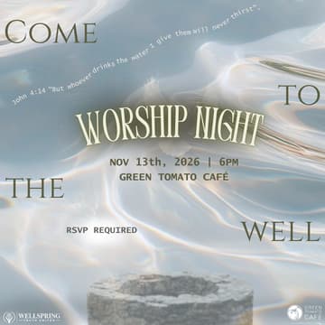 Cover Image for Worship Night | Come to the Well