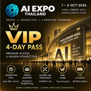 Cover Image for Forum & Workshop | VIP 4-Day Pass | AI Expo Thailand 2026