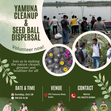 Cover Image for From Clean Ghats to Green Habitats 🌊🌳
