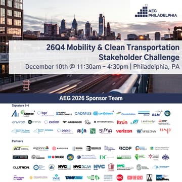 Cover Image for AEG Philadelphia 26Q4 Mobility & Clean Transportation Stakeholder Challenge