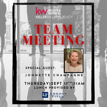 Cover Image for Team Meeting - KW Red Stick Partners
