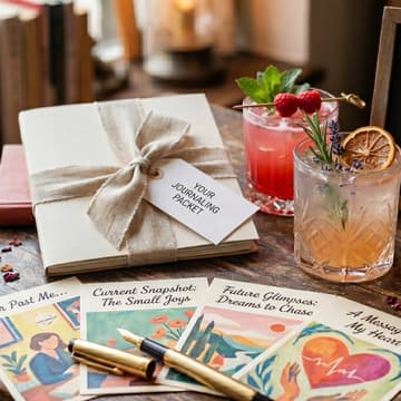 Cover Image for Pours & Prompts: Postcards From My Life