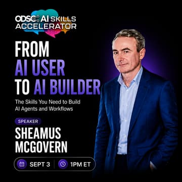 Cover Image for Webinar "From AI User to AI Builder: The Skills You Need to Build AI Agents and Workflows"