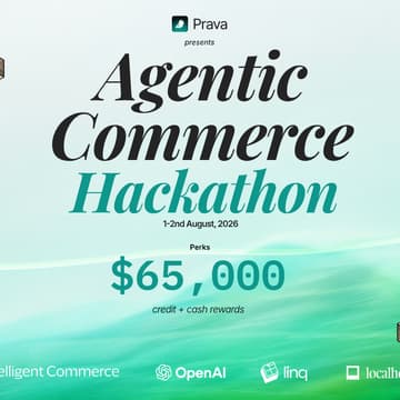 Cover Image for Agentic Commerce Hackathon- $50k for AI agents that act