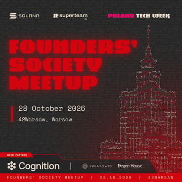 Cover Image for FOUNDERS' SOCIETY MEETUP