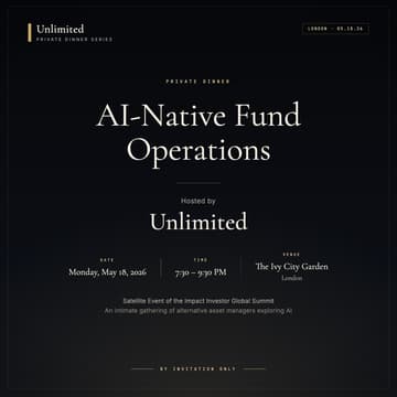 Cover Image for Impact Investor Dinner