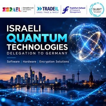 Cover Image for Israeli Quantum & Finance Reception at Frankfurt School of Finance & Management