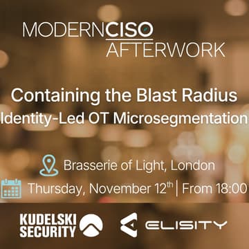 Cover Image for Containing the Blast Radius | Identity-Led OT Microsegmentation