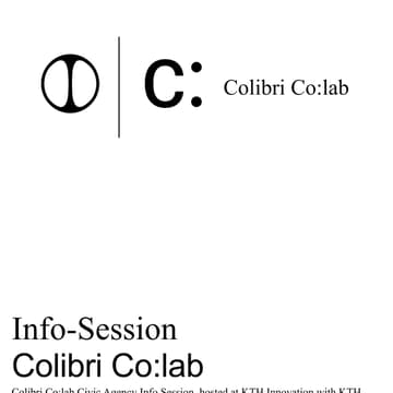 Cover Image for Colibri Co:lab × KTH AI Society