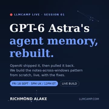 Cover Image for Building GPT-6 Astra's Memory Pattern From Scratch