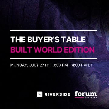 Cover Image for Forum Ventures Presents The Buyer's Table: Built World Edition