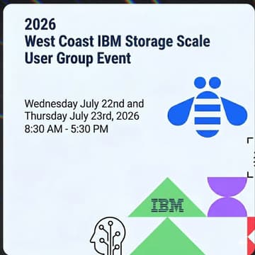 Cover Image for 2026 West Coast IBM Storage Scale User Group Event