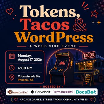 Cover Image for Tokens, Tacos, & WP