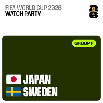 Cover Image for JAPAN vs SWEDEN in MTL | 日本代表応援イベント