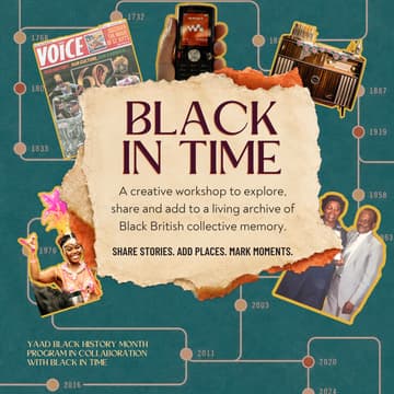 Cover Image for Black in Time: Exploring Black British Life Through Our Memories Workshop