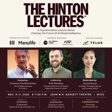 Cover Image for The Hinton Lectures™ 2026