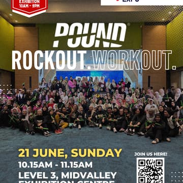 Cover Image for Pound Fitness at Malaysia Sport & Leisure Expo