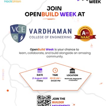 Cover Image for OpenBuild Week | Vardhaman College