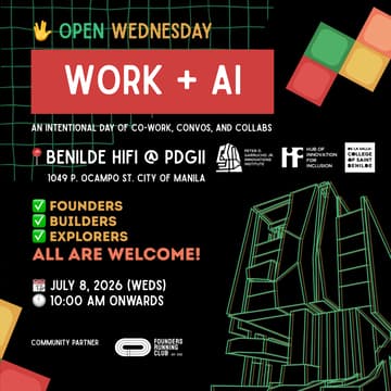 Cover Image for Open Wednesday: WORK + AI @ Benilde HiFi