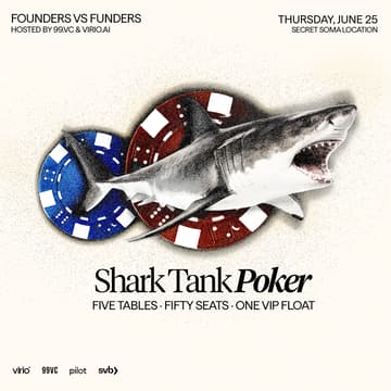 Cover Image for Shark Tank Poker Night - Deep Tech Week Edition