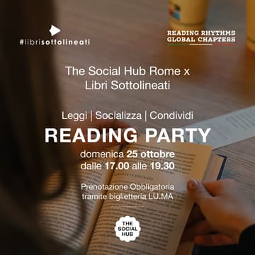 Cover Image for Reading Party Roma: domenica 25 ottobre