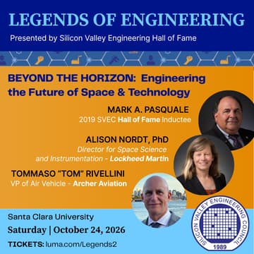 Cover Image for Legends of Engineering - by Silicon Valley Engineering Hall of Fame