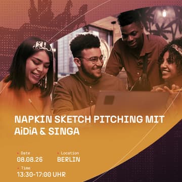 Cover Image for Napkin Sketch Pitching with SINGA & AiDiA