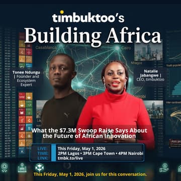 Cover Image for Building Africa Live: Africa is Open - What the $7.3M Swoop Raise Says about Africa Innovation