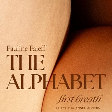 Cover Image for the Alphabet: first breath by Pauline Faieff