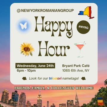 Cover Image for NY Romanian Group June Happy Hour