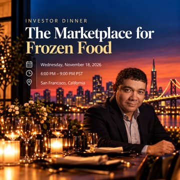 Cover Image for Investor Dinner: The Marketplace for Frozen Food