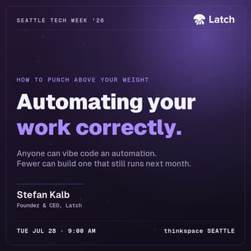 Cover Image for Automating Your Workflow Correctly with Stefan Kalb | Thinkspace