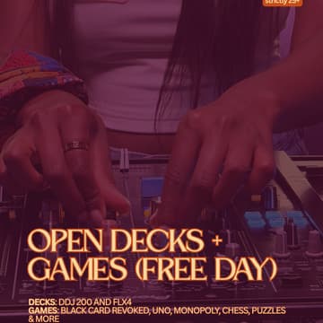 Cover Image for YAAD Clubhouse: Work, Create and Lounge + Open Decks and Games (Free Day)