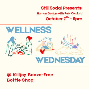 Cover Image for Free Wellness Wednesday @Killjoy: Human Design with Fabi Cordaro