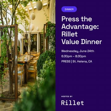Cover Image for Press the Advantage: Rillet Value Creation Dinner