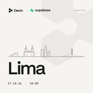 Cover Image for Devin x Supabase Lima Vibeathon