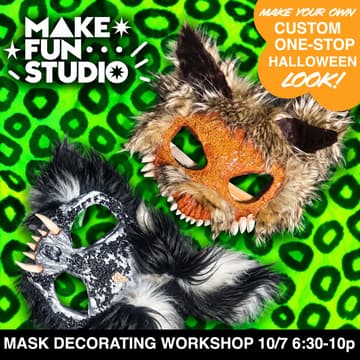 Cover Image for Spooky Mask Decorating Workshop