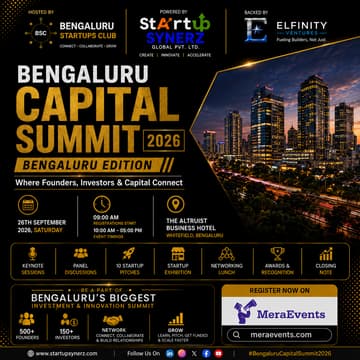 Cover Image for BENGALURU CAPITAL SUMMIT 2026