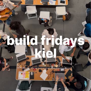 Cover Image for build fridays kiel - work on your startup alongside others (bring laptop)