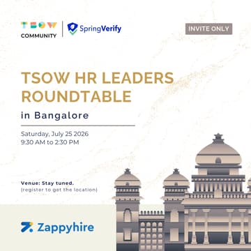 Cover Image for TSOW HR Leaders Roundtable in Bangalore