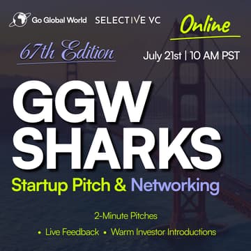 Cover Image for GGW Sharks #67. Startup Pitch & Networking