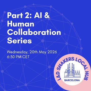 Cover Image for Local Hub Barcelona: Save the date for Part 2 - AI & Human Collaboration Series