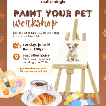 Cover Image for Paint Your Pet Workshop 🐾🎨