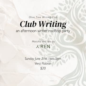 Cover Image for Club Writing: A Writer Rooftop Party