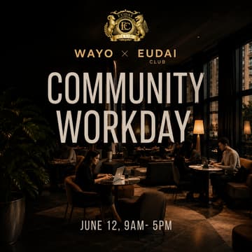 Cover Image for EUDAI X WAYO: Community Workday
