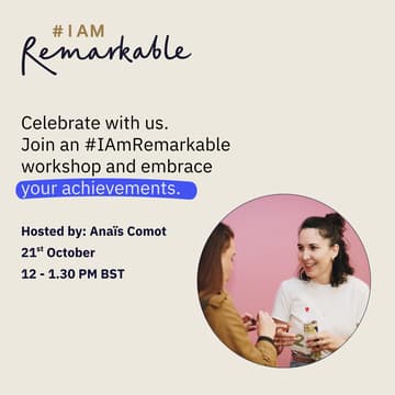 Cover Image for 🙌 IAmRemarkable workshop: Celebrate your achievements